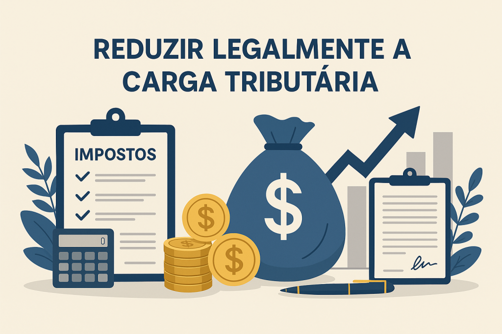 reduzir legalmente a carga tributária